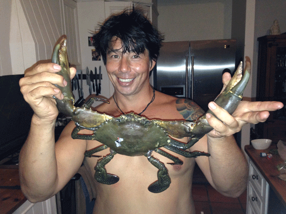 Crab caught by Jay-sen Phang